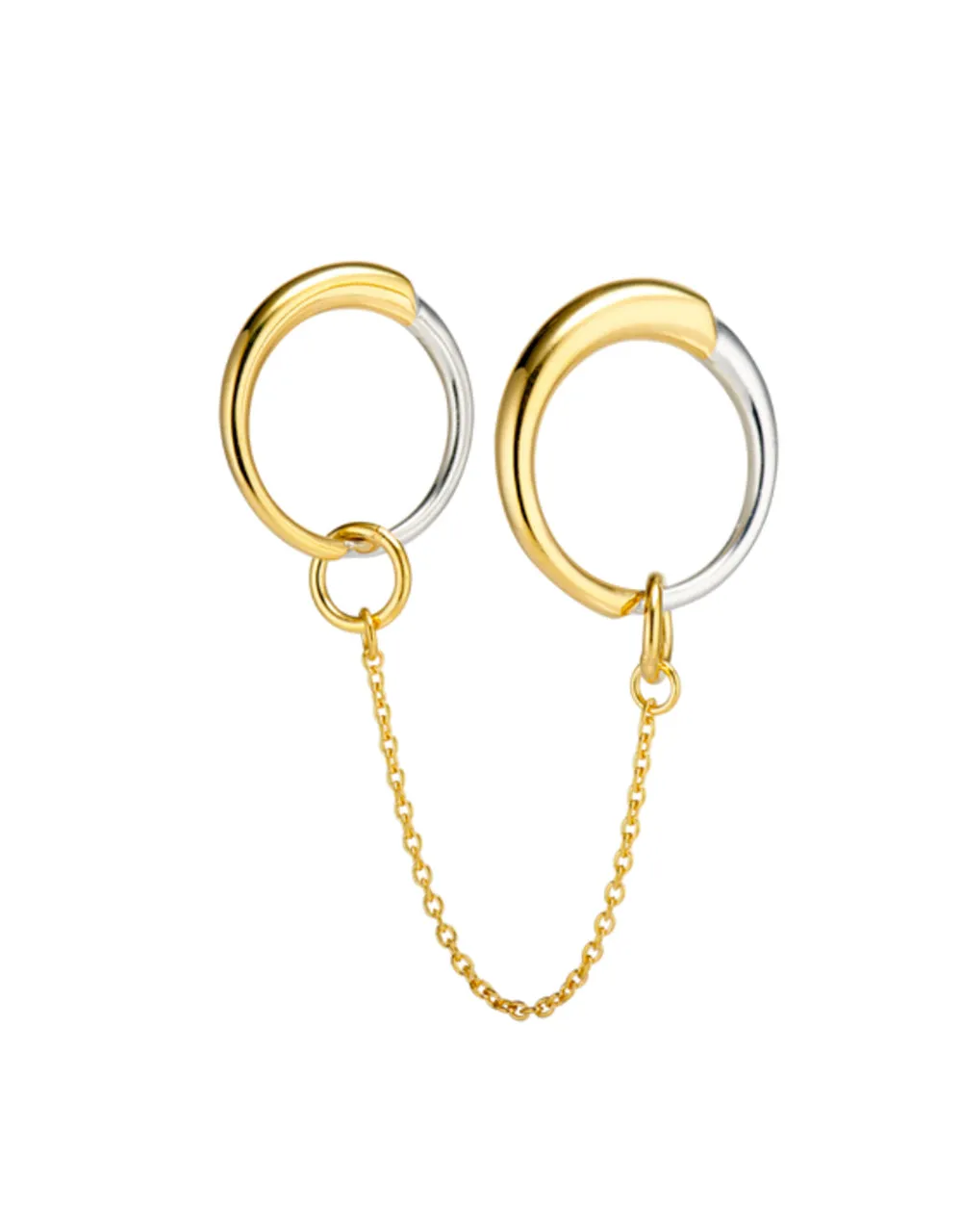 14K Mixed Chain Ring