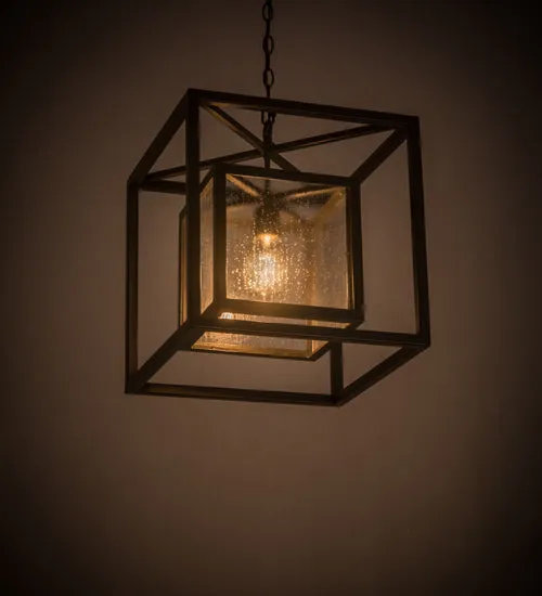 16"Sq Kitzi Box Pendant
