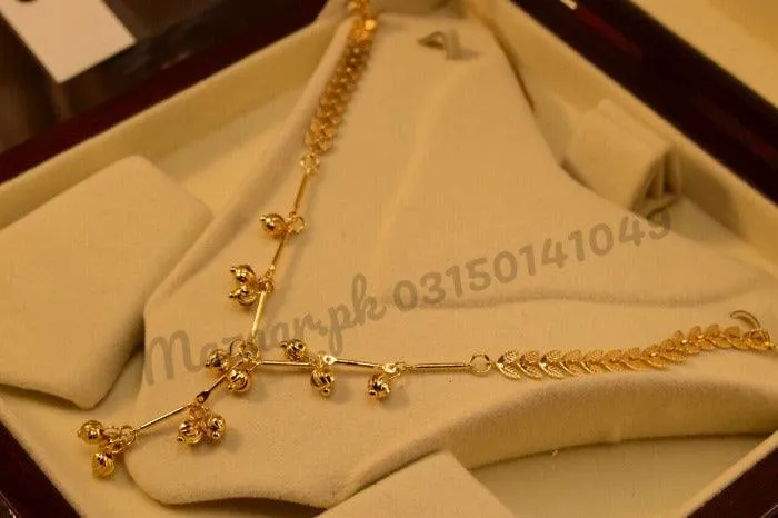 18K Chain Mala Micro Gold Plated Pendant for Girls/Women