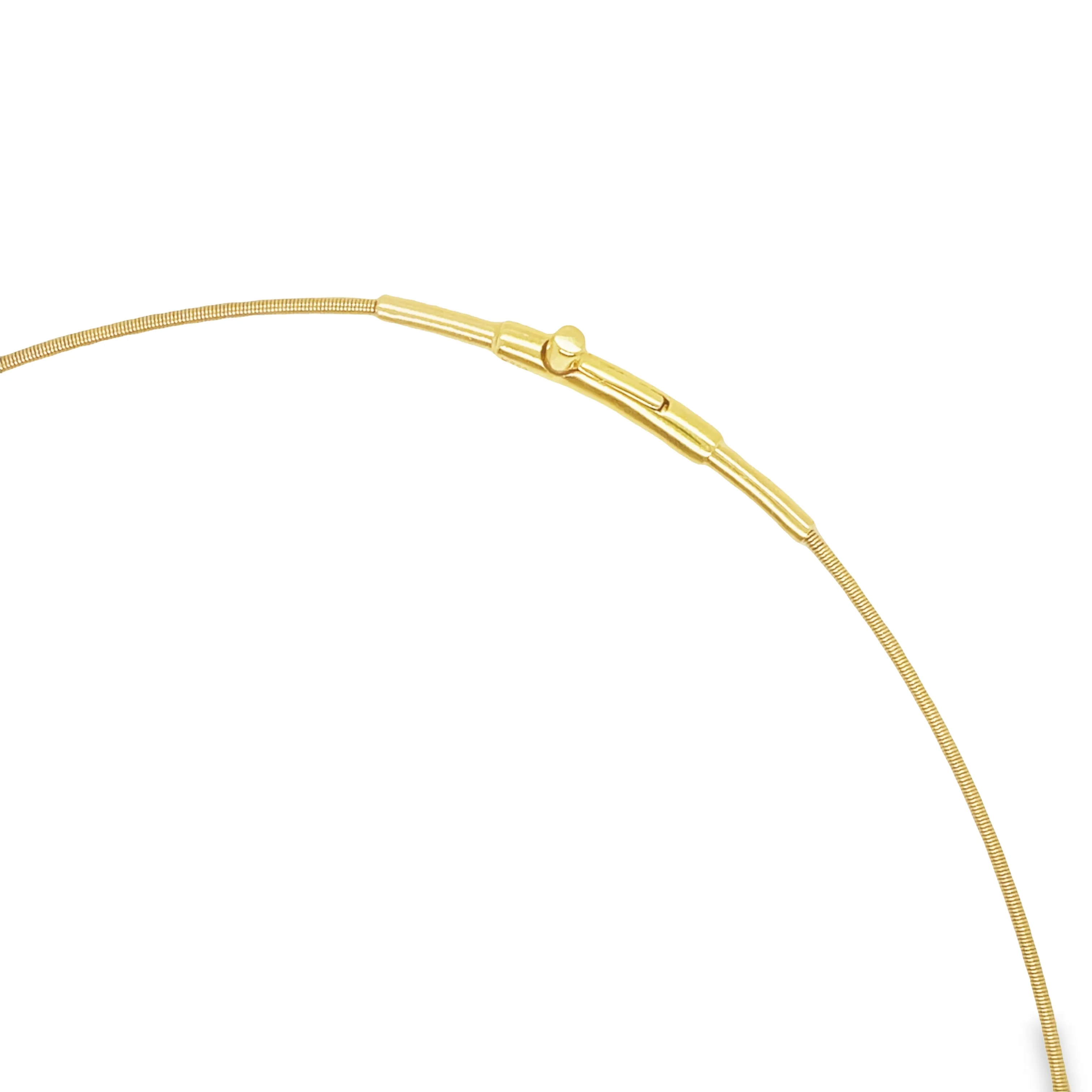 18k Diamond Five Station Flower Motif Necklace
