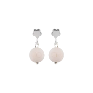 Aarikka Lemmikki Earrings, ecru