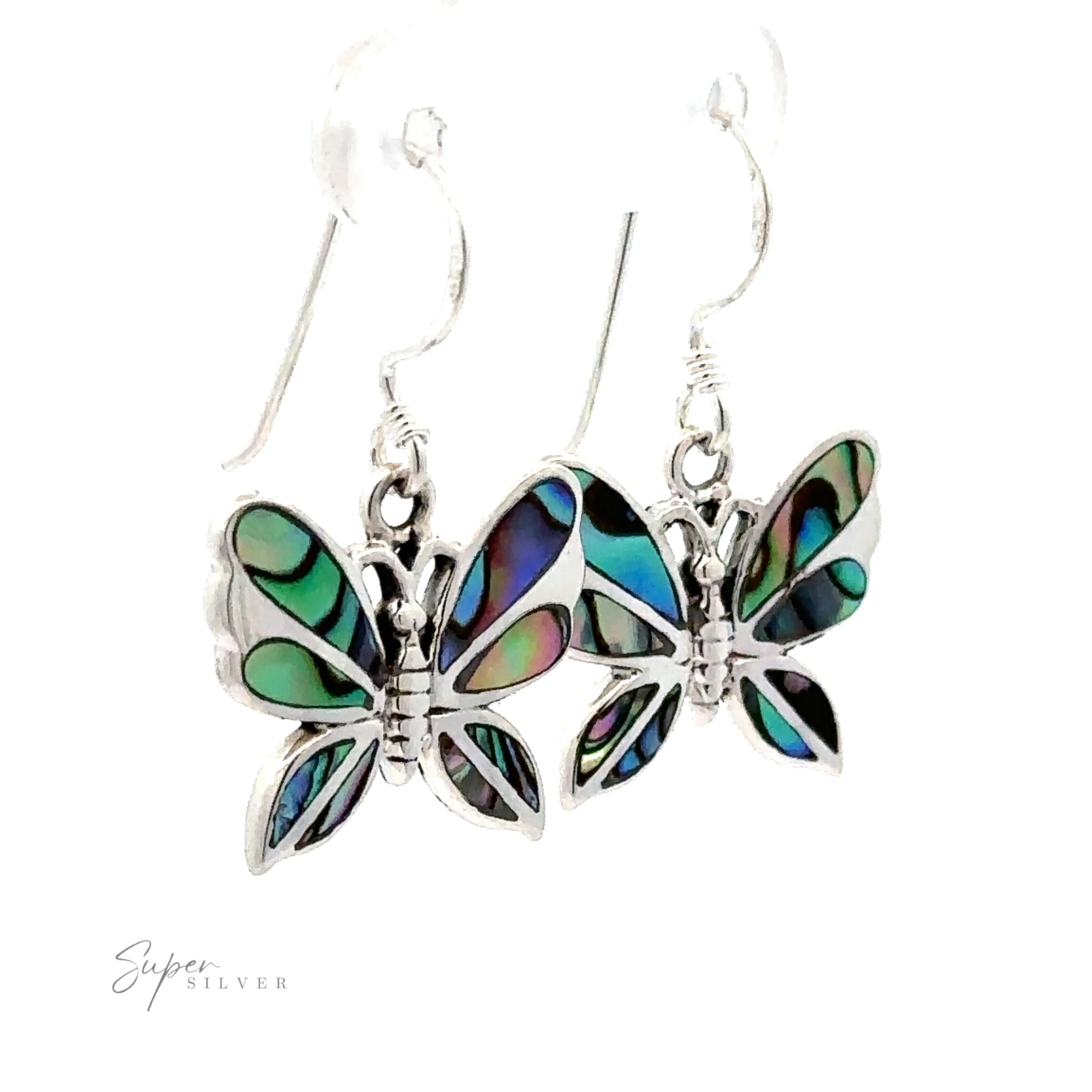 Abalone Butterfly Earrings
