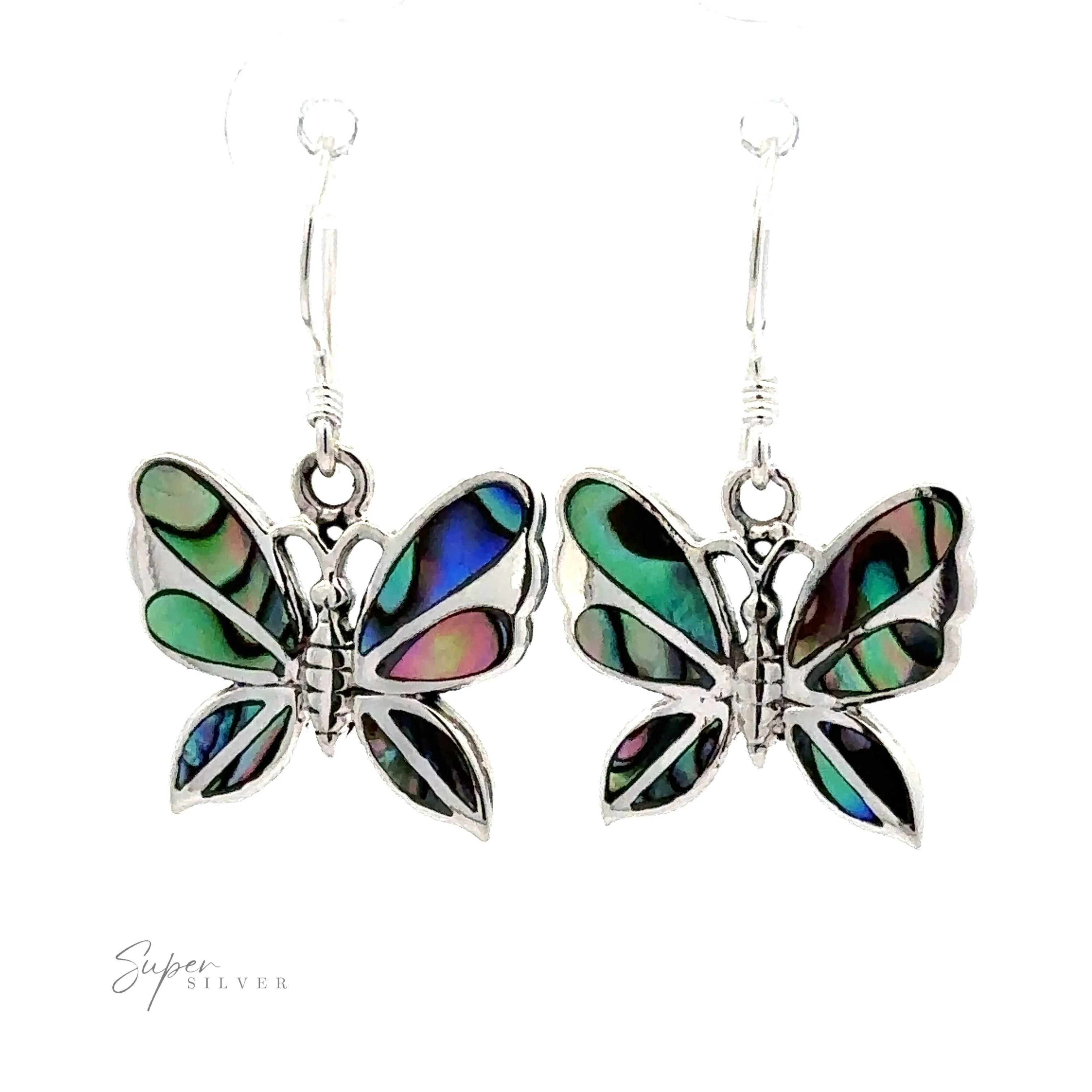 Abalone Butterfly Earrings