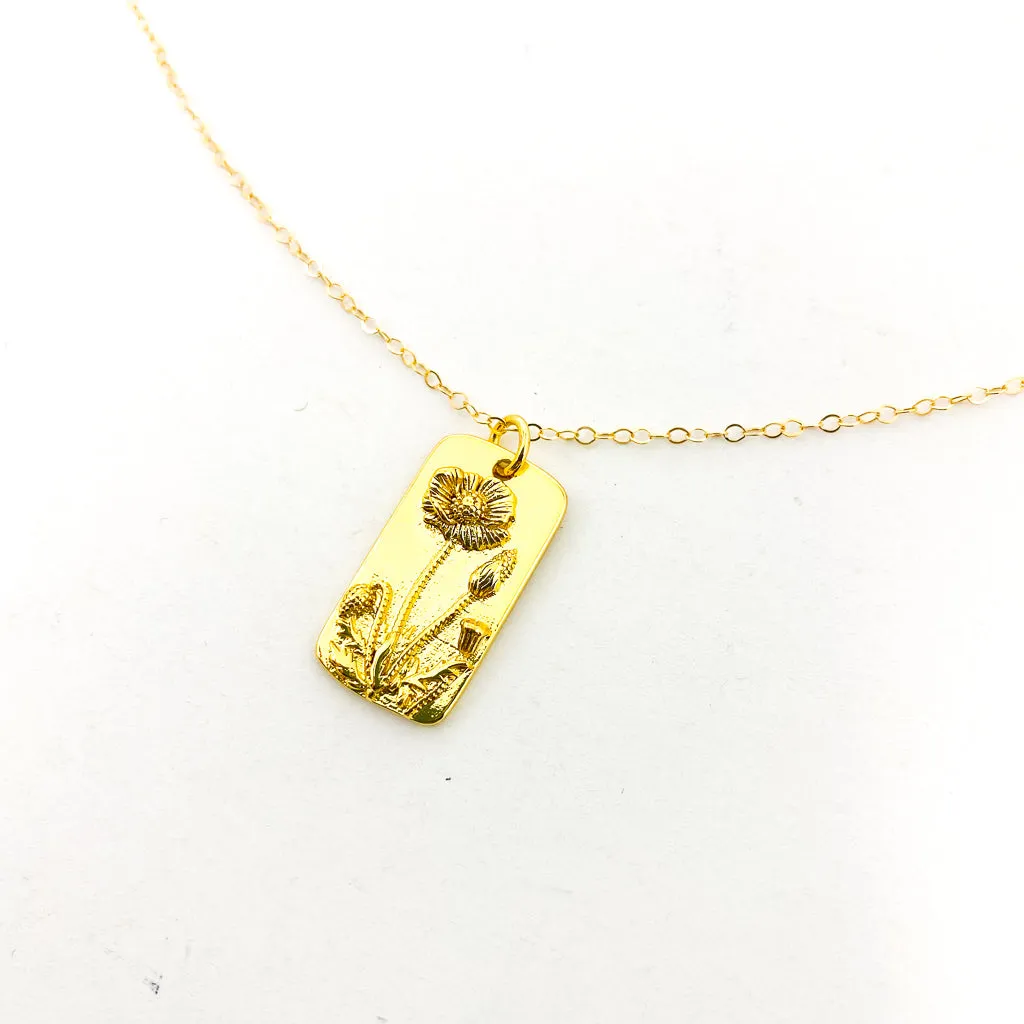 Adalynn Flower Necklaces | Gold