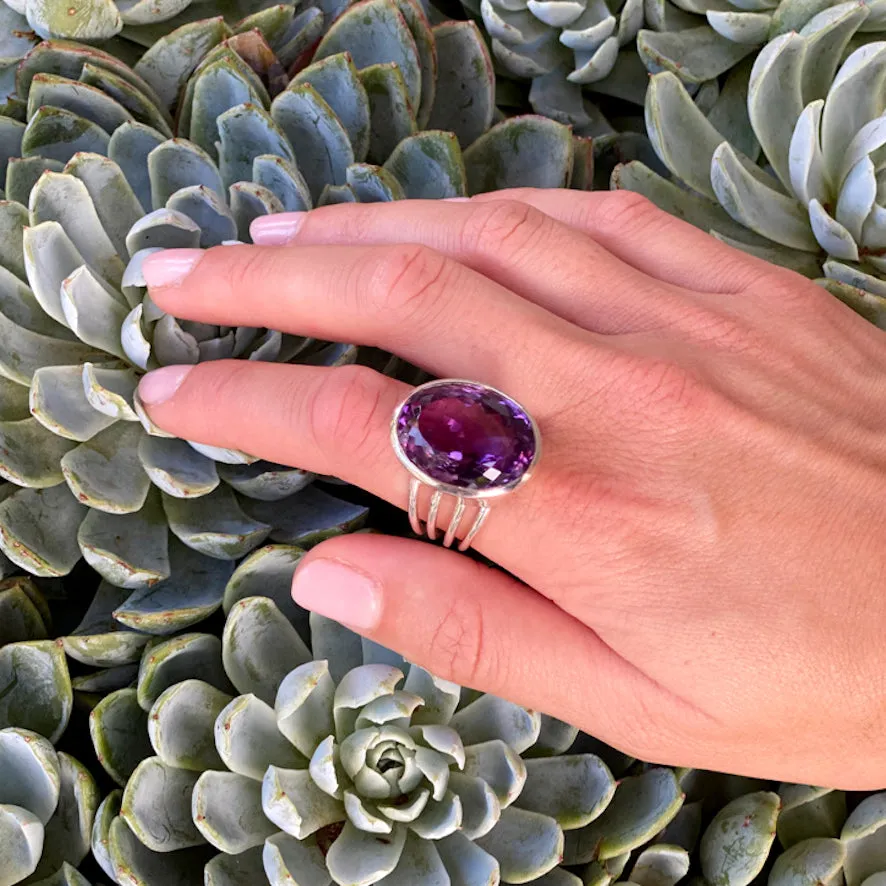 Amethyst Ring - Lila