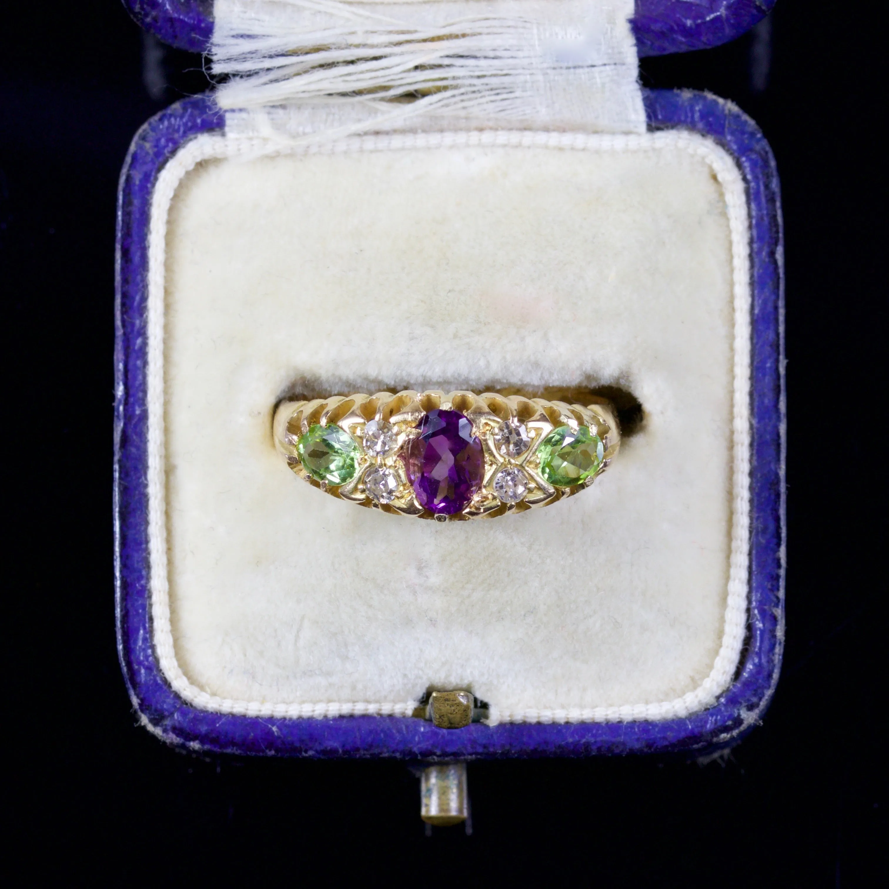 Antique Victorian Suffragette Ring Dated 18Ct Chester 1915