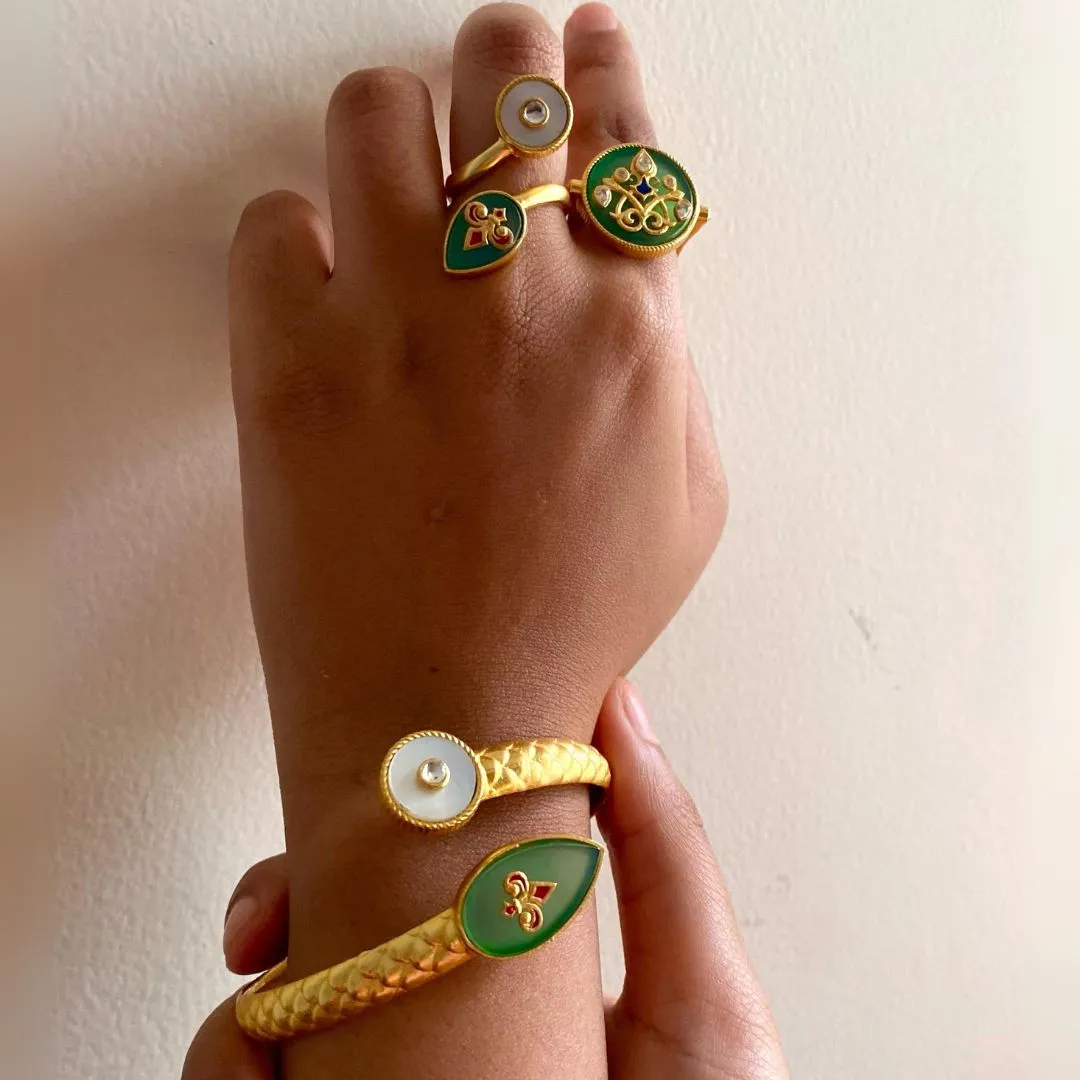 Arabian Nights Set (Set of 3, a Bracelet and 2 Rings )