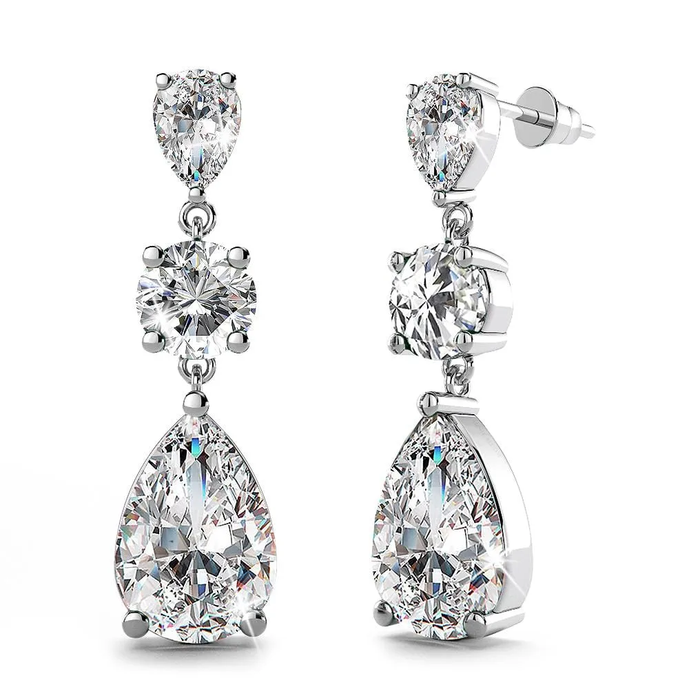 Ariel Bloom Earrings Clear
