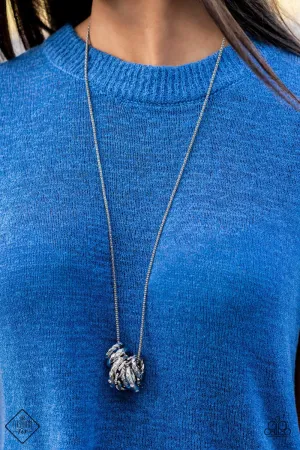 Audacious Attitude - White Necklace- Fashion Fix