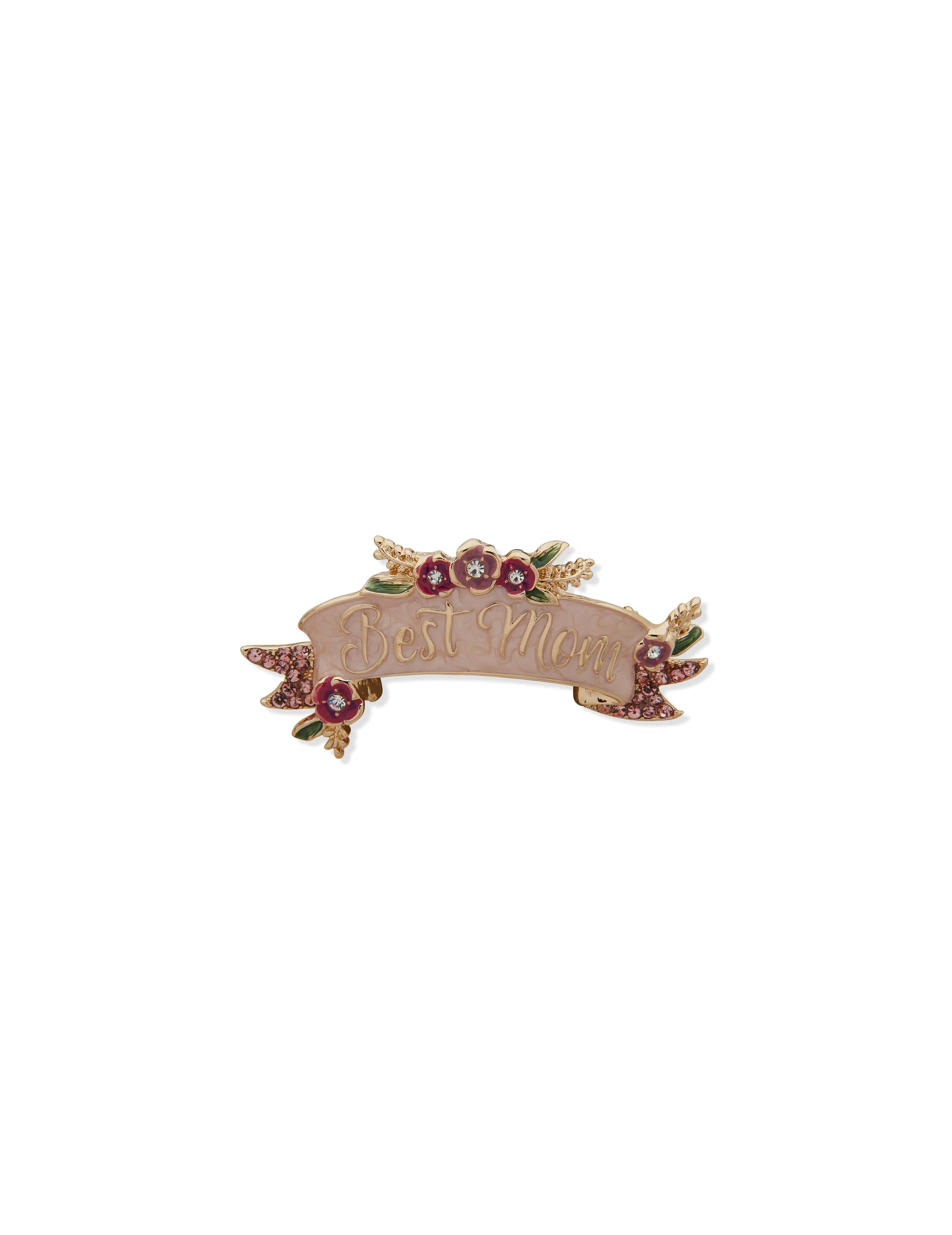 Best Mom Brooch in Gift Box