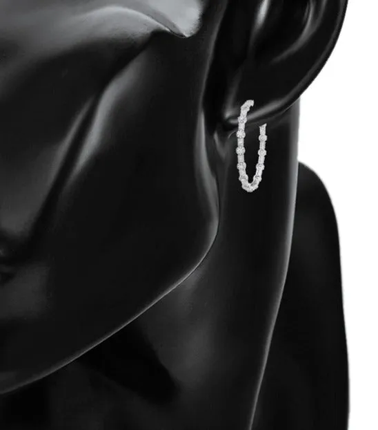 Big Floral Luxurious Hoops