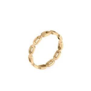 Billy Dainty Chain Link Ring Gold