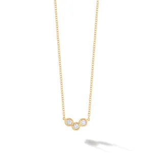 Birks Iconic 18k Yellow Gold Diamond Splash Pendant
