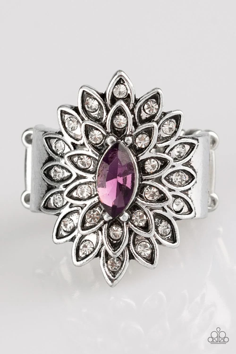 Blooming Fireworks Purple Ring