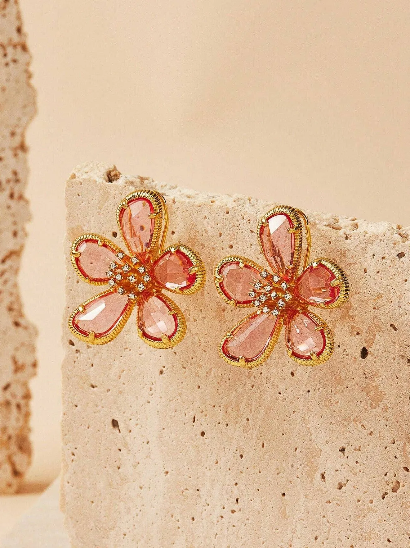 Blossom Earrings in Pink