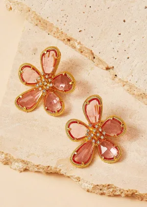 Blossom Earrings in Pink