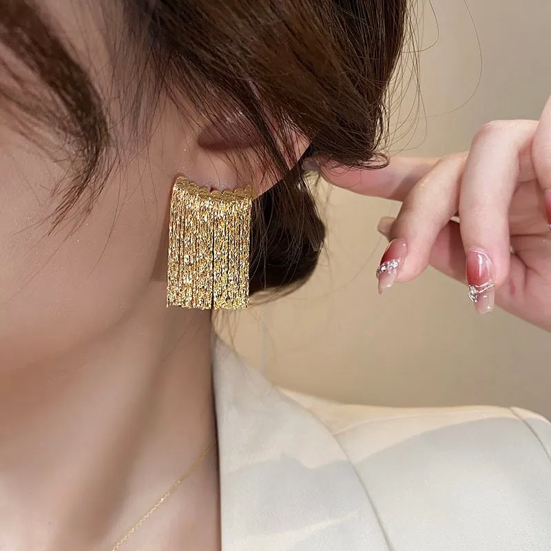 Bohemian Tassel Drop Earrings | Luxury Gold & Silver Plated Dangles | Trendy Statement Jewelry for Women