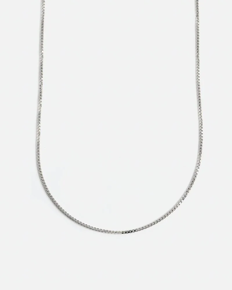 Box Chain in Sterling Silver