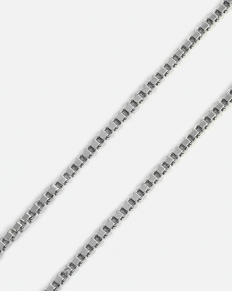 Box Chain in Sterling Silver