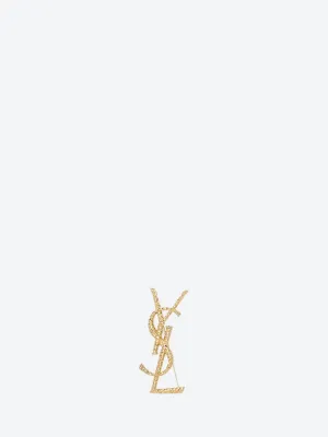 Broche ysl tiger textured