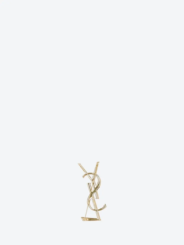Broche ysl tiger textured
