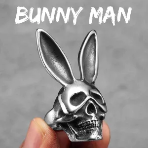 Bunny Skull Ring