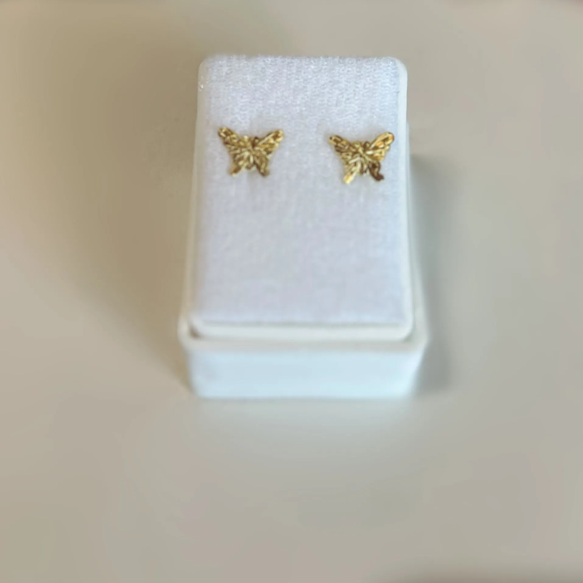 Butterfly 10 KT. Gold Earrings