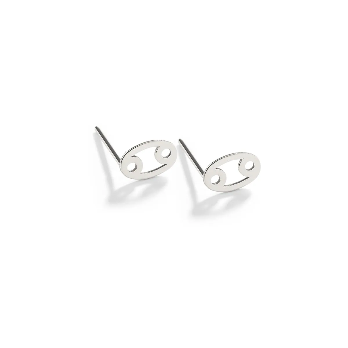 Cancer Sign Stud Earrings