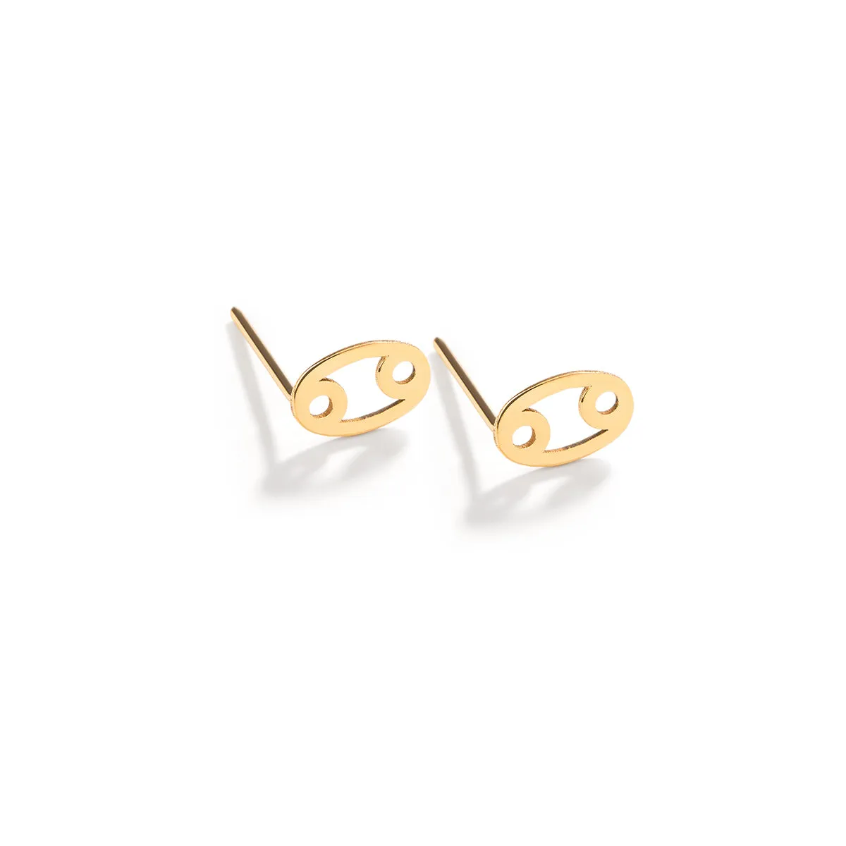 Cancer Sign Stud Earrings