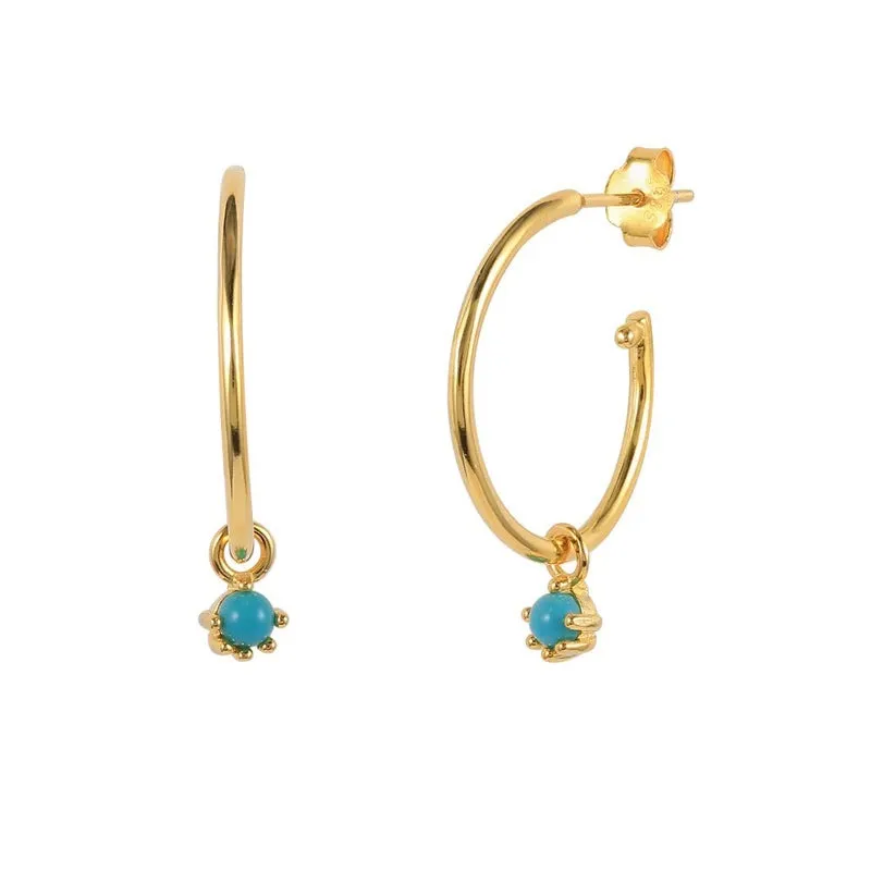 Carmen Sterling Silver Earrings plated in 18K Gold