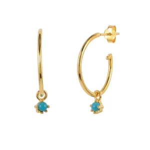 Carmen Sterling Silver Earrings plated in 18K Gold
