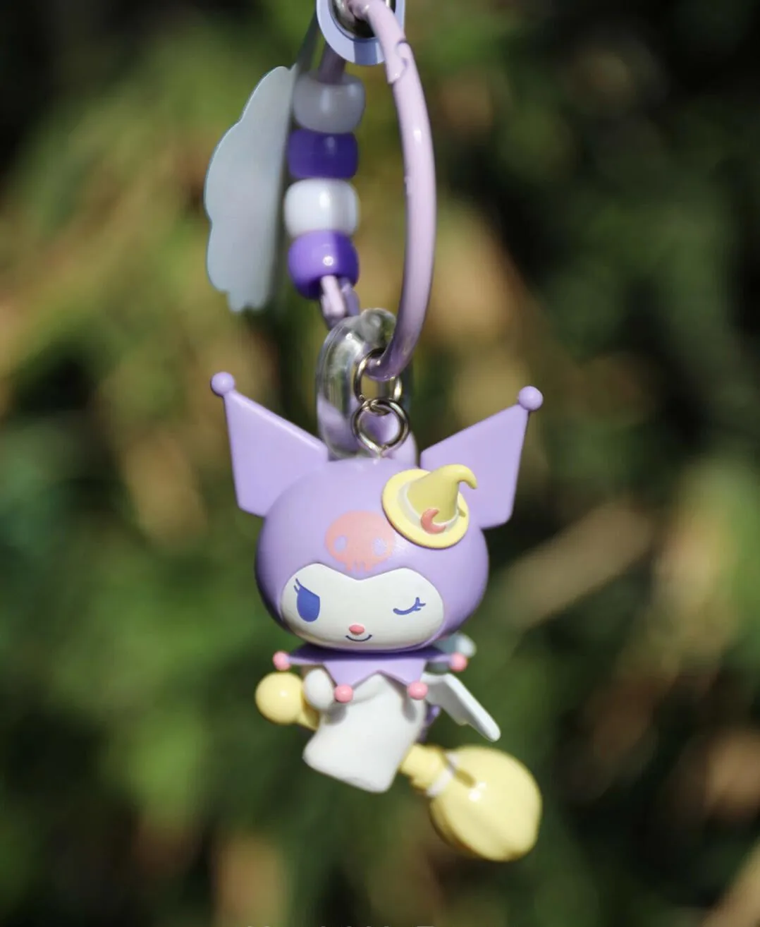 Cartoon Figure with Bell Pendants Chain