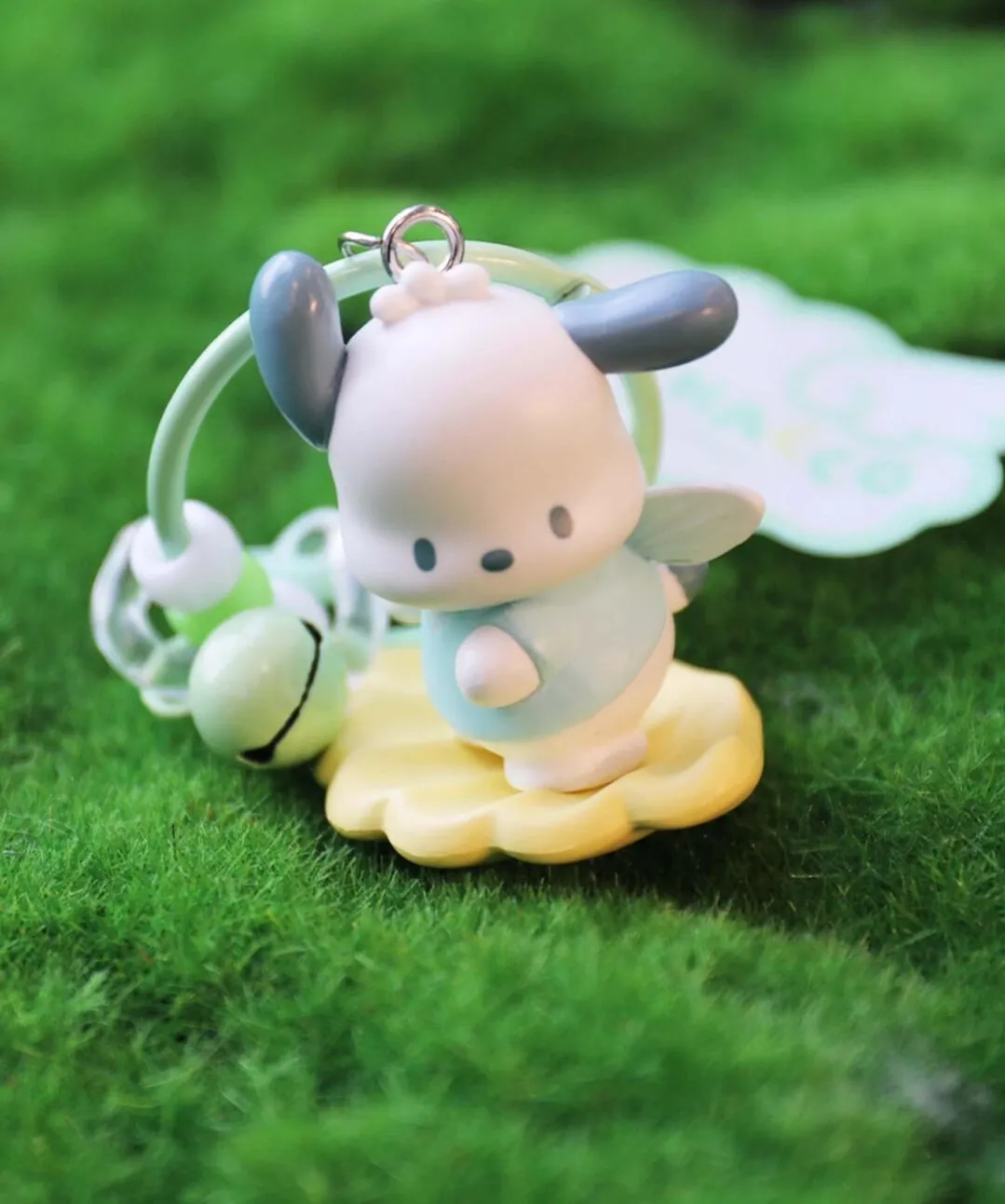 Cartoon Figure with Bell Pendants Chain