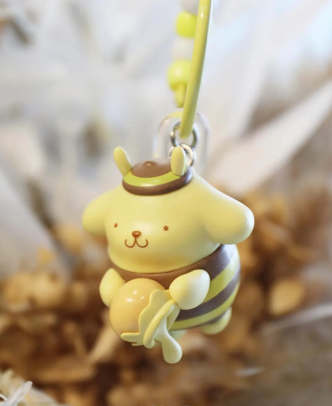 Cartoon Figure with Bell Pendants Chain