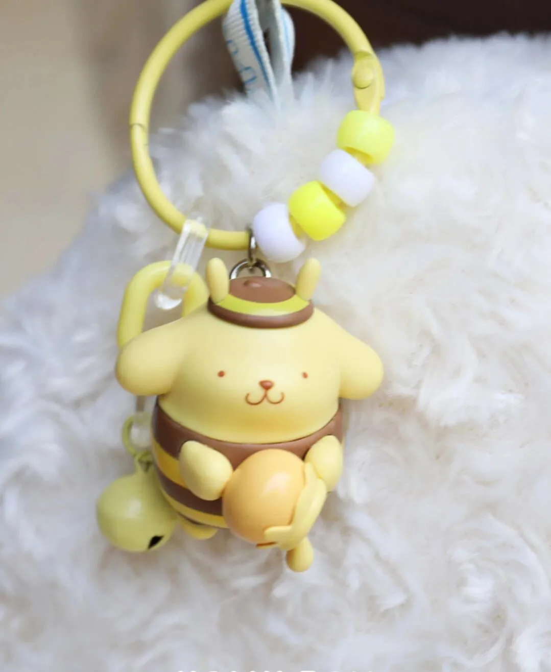 Cartoon Figure with Bell Pendants Chain