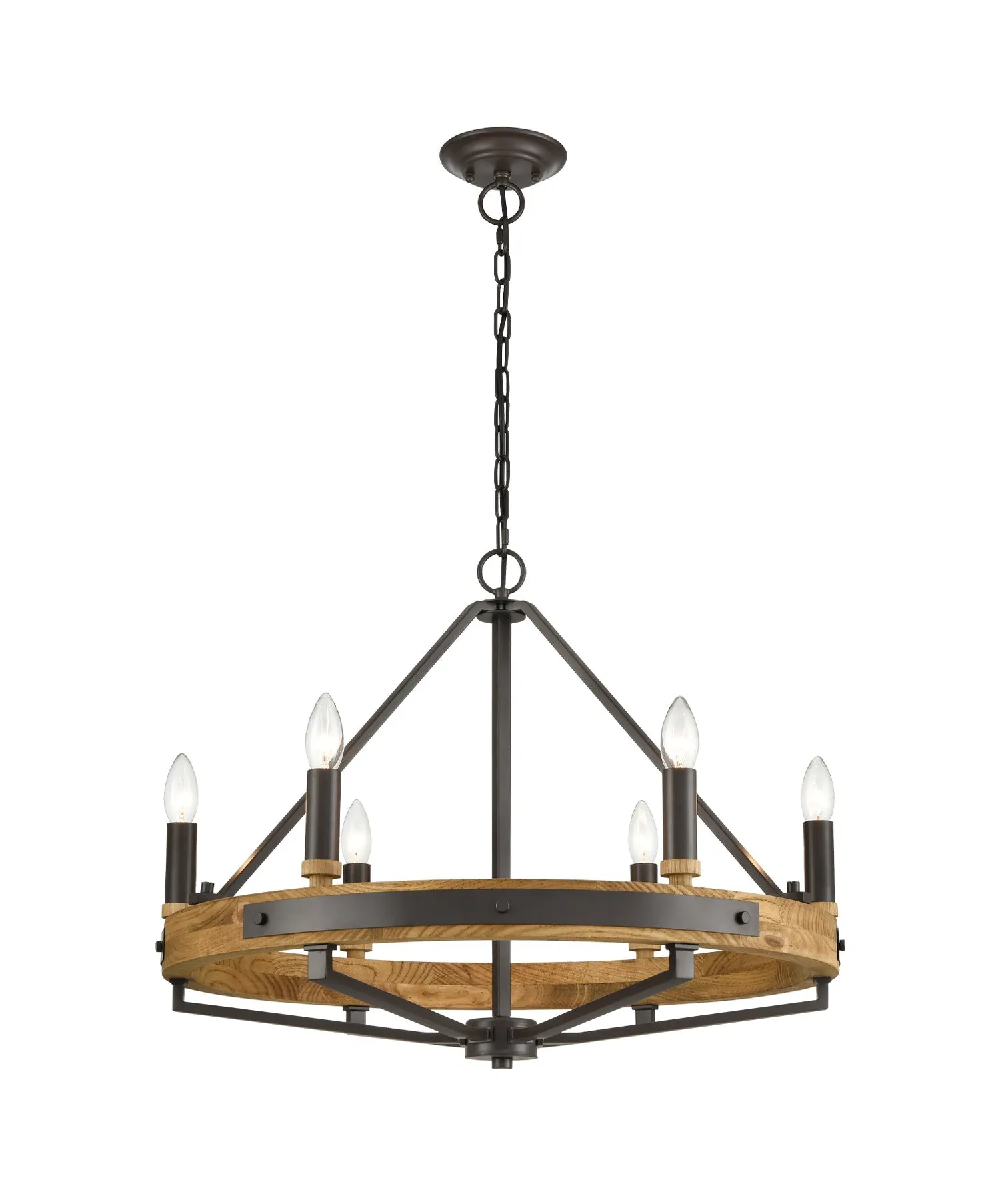 CLA FUNALE Interior Candelabra 6-Light Pendant Lights
