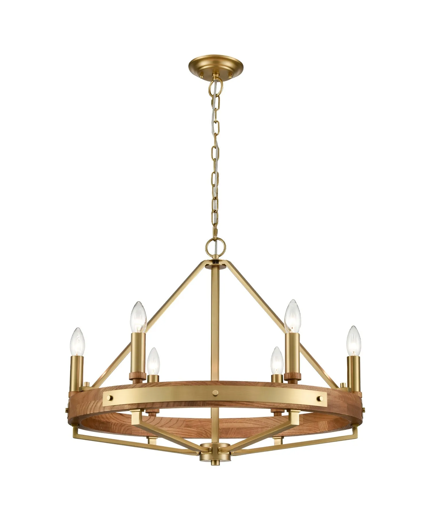 CLA FUNALE Interior Candelabra 6-Light Pendant Lights