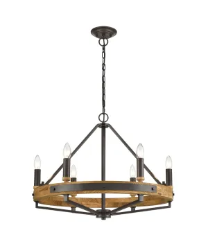 CLA FUNALE Interior Candelabra 6-Light Pendant Lights