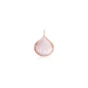 Classic Anadara Rose Quartz Shell Pendant