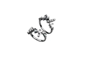 Cosmic Pair of Stacking Rings
