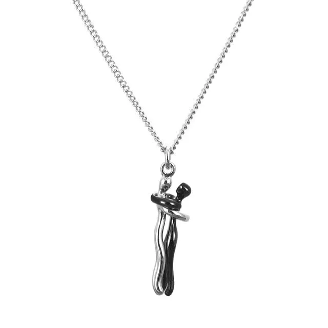 Couple Hugging Pendant Necklace Exquisite Necklaces For Women