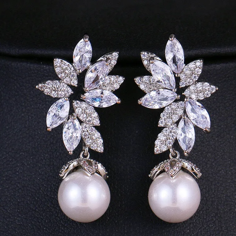 Crystal Teardrop Earrings