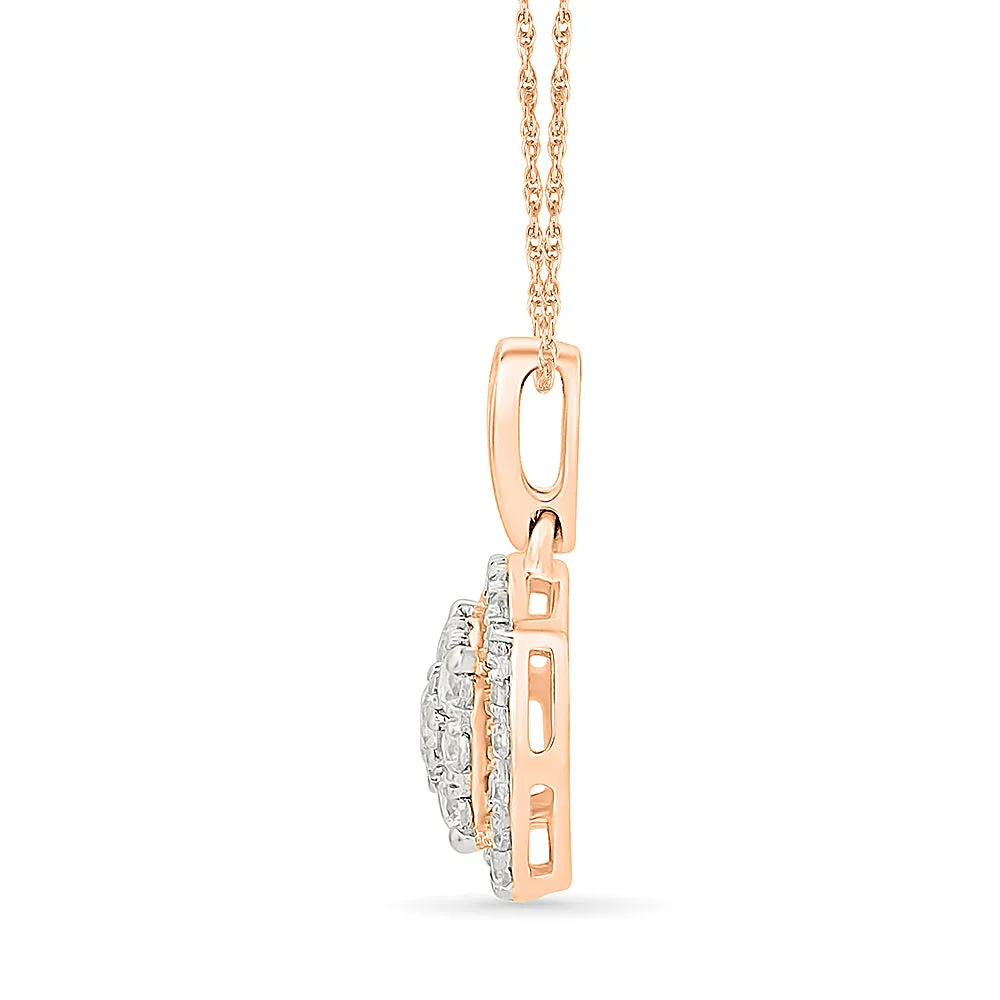 Diamond Square Twinkling Pendant