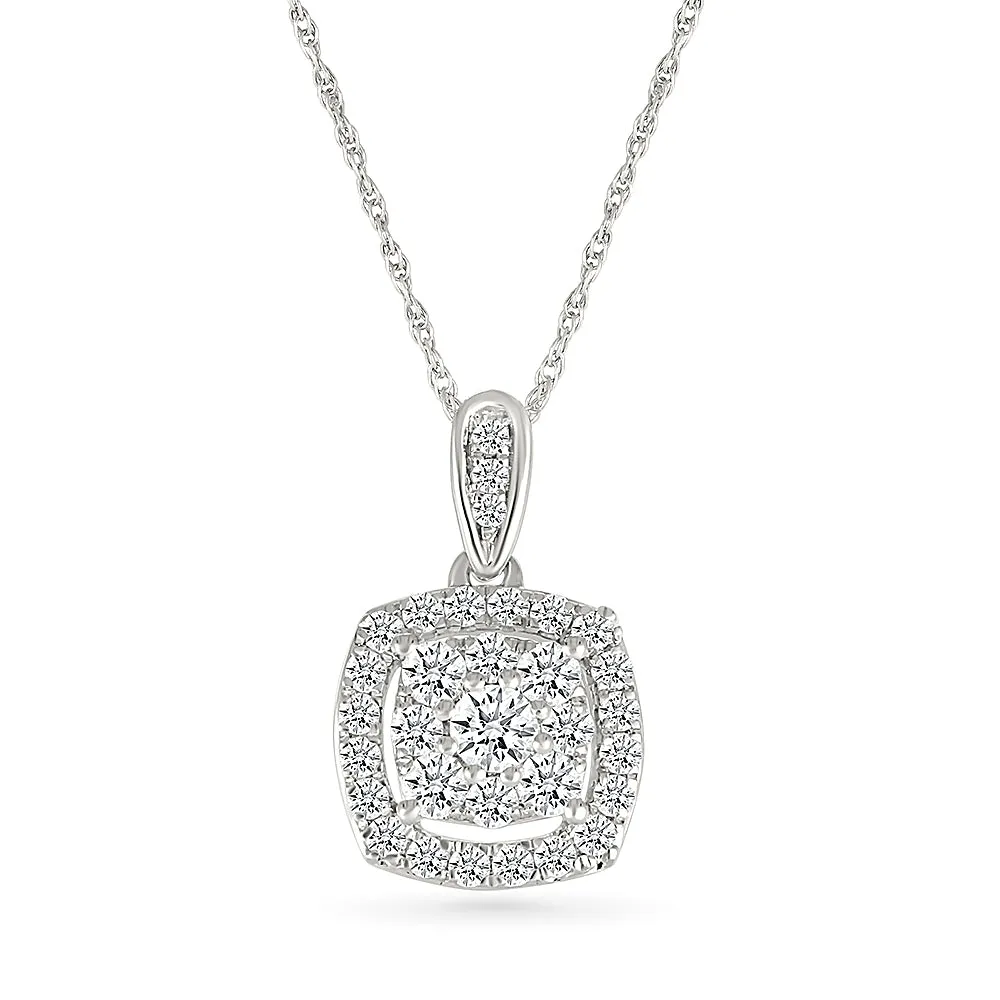 Diamond Square Twinkling Pendant