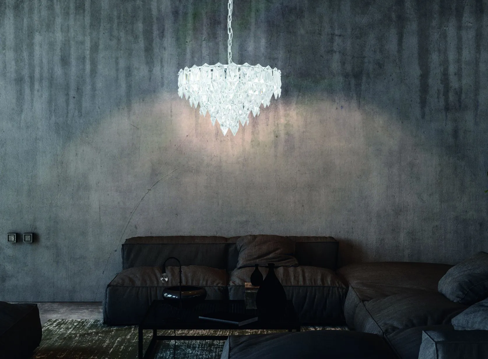 Eglo Lighting CARVARIO pendant light true eye-catcher chrome metalware