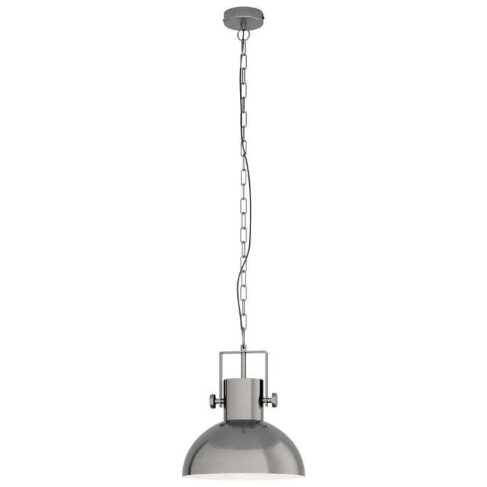 Eglo Lighting Lubenham 1 28W E27 Antique Nickel Pendant Light