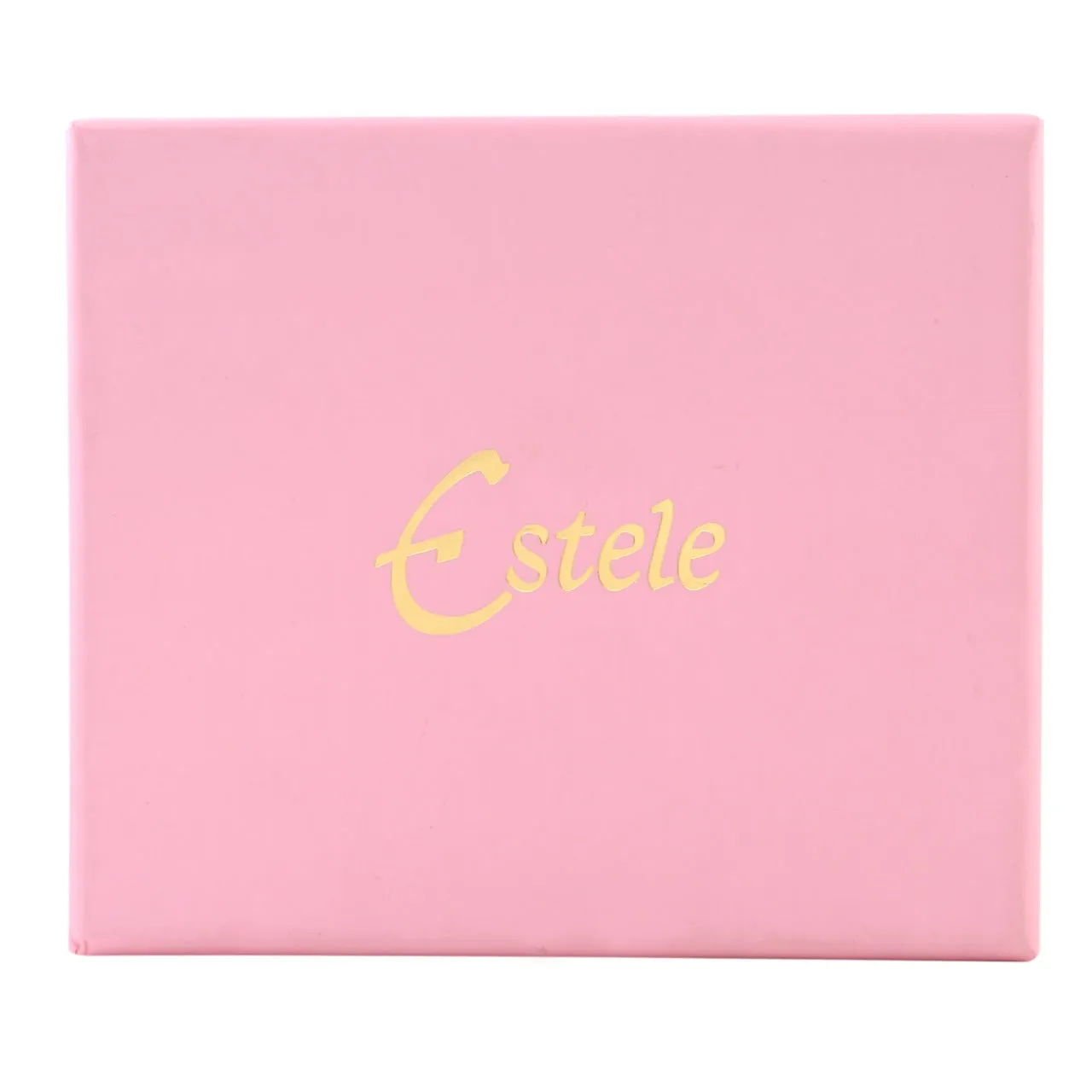 Estele Rose Gold Plated Leaf Designer Stylish Pendant Set with Pearls for Women