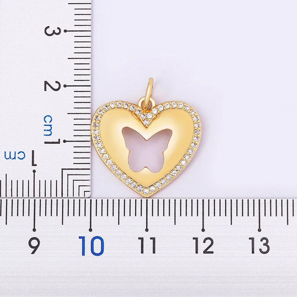 Exquisite Hollow Butterfly Necklace for Women Men