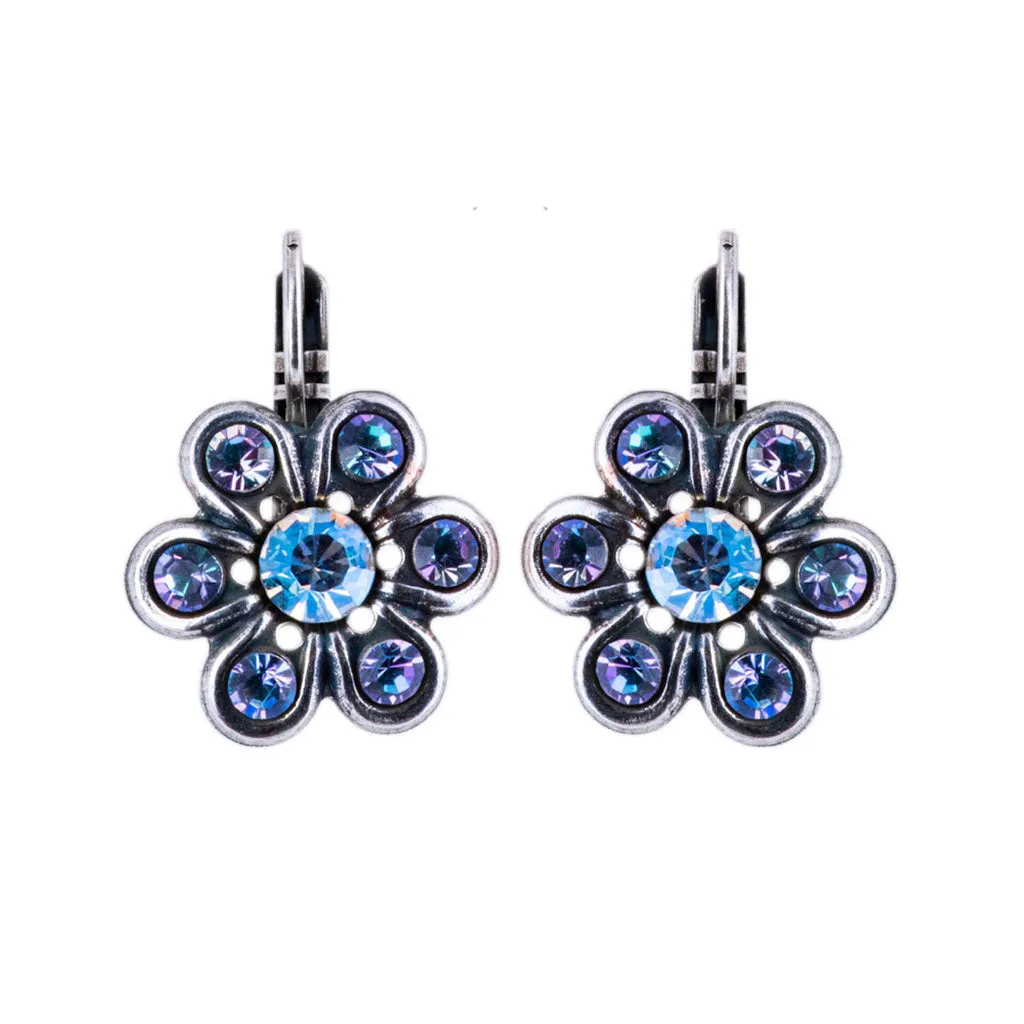 Extra Luxurious Buttercup Leverback Earrings in "Ice Queen" *Custom*