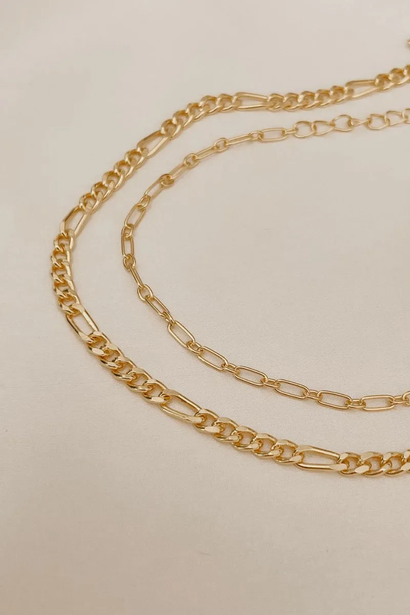 Figaro Anklet - Gold